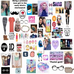 Being a preteen/teen girl in the early 2010’s starterpack Meme Template