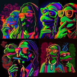 Happy 420 $PEPE & Snoop Meme Template