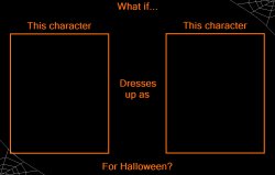 What if This Character To Wear a Costume Meme Template