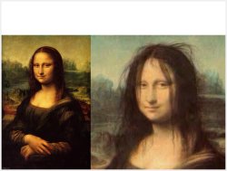 MONA LISA BEFORE AND AFTER Meme Template