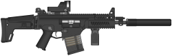 Transparent Assasult rifle Meme Template