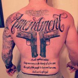 Second Amendment tattoo Meme Template