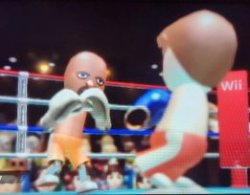 Joshua defeats Matt in Wii Boxing! Meme Template