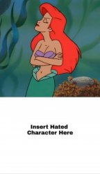 ariel doesn't like Meme Template