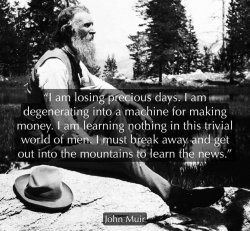John Muir quote Meme Template