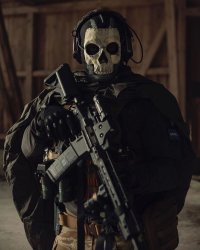 Skull soldier with rifle Meme Template