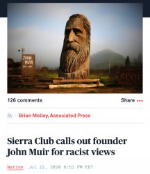 Sierra Club John Muir racist Meme Template