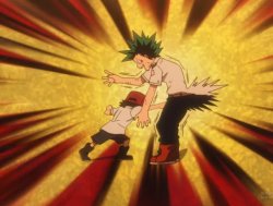 Kota punches Deku Meme Template