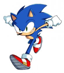 Sonic running Meme Template