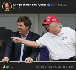 Tucker Carlson Gab hot takes Meme Template