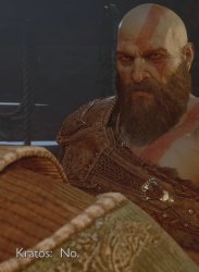 Kratos Says No Meme Template