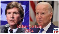 Biden Carlson 2024 Meme Template