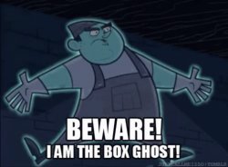 Box Ghost Meme Template