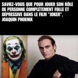 Joker Phoenix Depressed French Meme Template