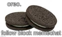 oreo announcement template Meme Template