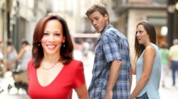 Distracted Boyfriend (Kamala Version) Meme Template