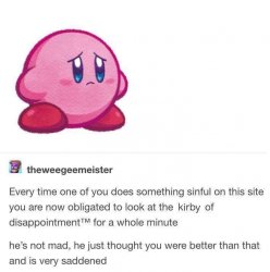 sad kirby Meme Template