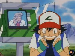 Ash Zoom Call With Professor Oak Meme Template