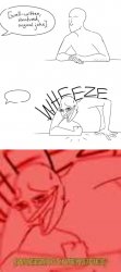 WHEEZING INTENSIFIES Meme Template