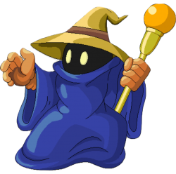 Black mage Meme Template