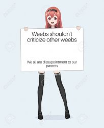 Weeb Shouldn't Criticized Other Weebs Meme Template