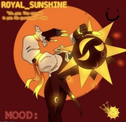 Royal_Sunshine (Sunny) announcement temp :) Meme Template