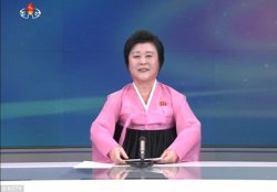 North Korean Anchorwoman Meme Template