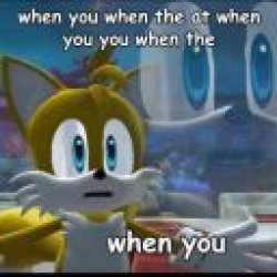 tails when you Meme Template