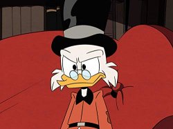 Later: The Scrooge McDuck and Olivia Paprika Show! On Cartoon Ne Meme Template
