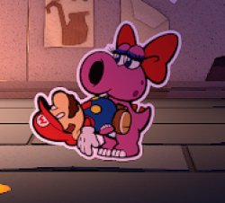 Mario's Birdo Meme Template