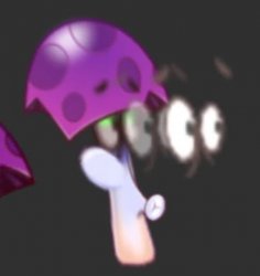 surprised scaredy shroom Meme Template