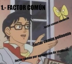 FACTOR COMÚN Meme Template