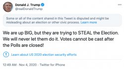 Donald Trump tweet voter fraud Meme Template