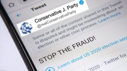 Conservative Party STOP THE FRAUD Meme Template