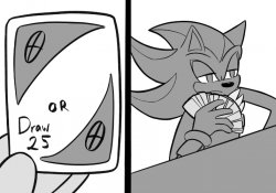 shadow draw 25 Meme Template