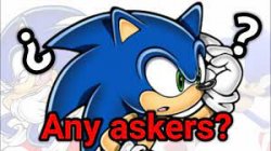 sonic any askers Meme Template