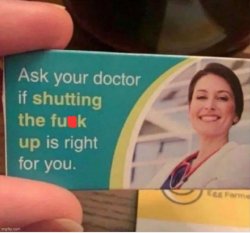 ask your doctor Meme Template