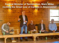 Marc Miller Recites Canada's Great Law! Meme Template