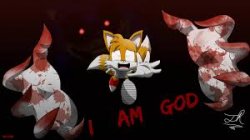 Sonic.exe catching Tails Meme Template