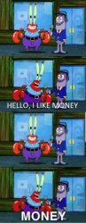 Hello I Like Money Meme Template