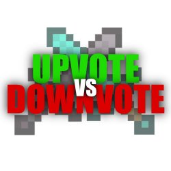 Upvote vs Downvote Logo Meme Template