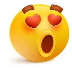 Heart Eyes emoji Meme Template