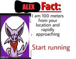 Alex Fact Meme Template