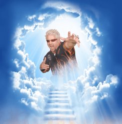 STAIRWAY TO FLAVORTOWN FIERI Meme Template