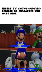 smg4 hates Meme Template