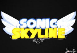 Sonic Skyline Logo Meme Template