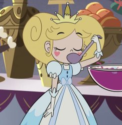 Star Butterfly tasting the party punch Meme Template