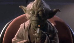 Yoda stoned Meme Template