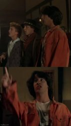 Bill & Ted Look It's The Goodyear Blimp Meme Template