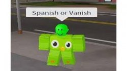 Spanish Or Vanish Meme Template